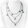 Multi-Tiered Spider Necklace 2 Multi-Tiered Spider Necklace -Mens Costumes Sales Store 65205
