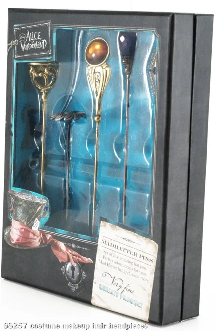 Alice In Wonderland - Box Of Hat Pins 3 Alice In Wonderland - Box Of Hat Pins