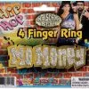 Hip Hop Mo Money 4-Finger Ring 1 Hip Hop Mo Money 4-Finger Ring -Mens Costumes Sales Store 69496