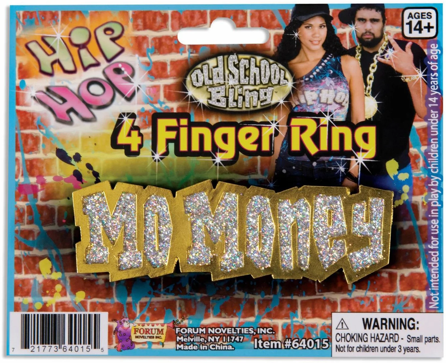 Hip Hop Mo Money 4-Finger Ring 3 Hip Hop Mo Money 4-Finger Ring