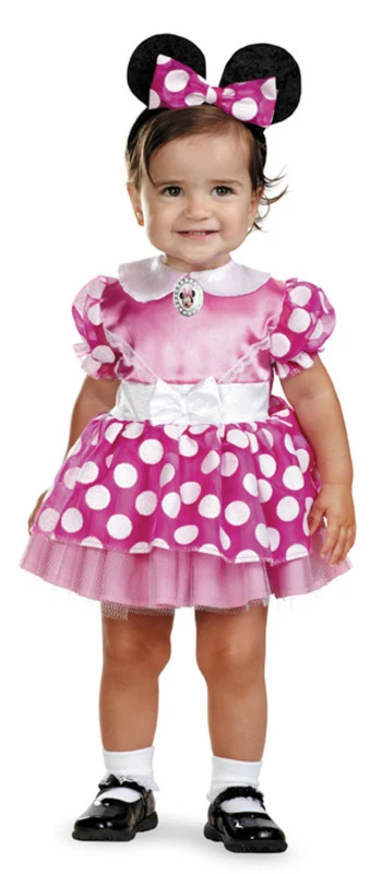 Mickey Mouse Clubhouse - Pink Minnie Mouse Infant Costume 3 Mickey Mouse Clubhouse - Pink Minnie Mouse Infant Costume