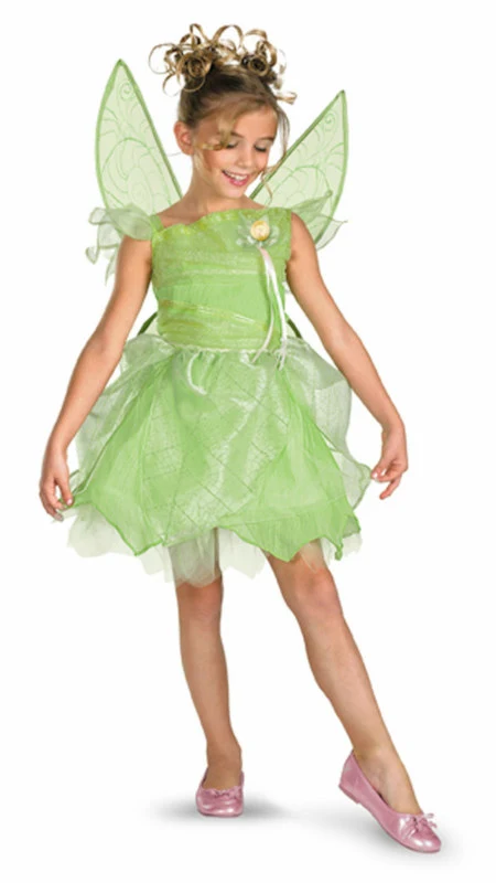 Tink And The Fairy Rescue - Tinkerbell Deluxe Child Costume 3 Tink And The Fairy Rescue - Tinkerbell Deluxe Child Costume