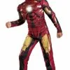 Iron Man 2 (2010) Movie - Mark VI Light-Up Deluxe Child Costume -Mens Costumes Sales Store 69708 1