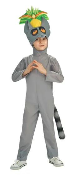The Penguins Of Madagascar Deluxe King Julien Child Costume