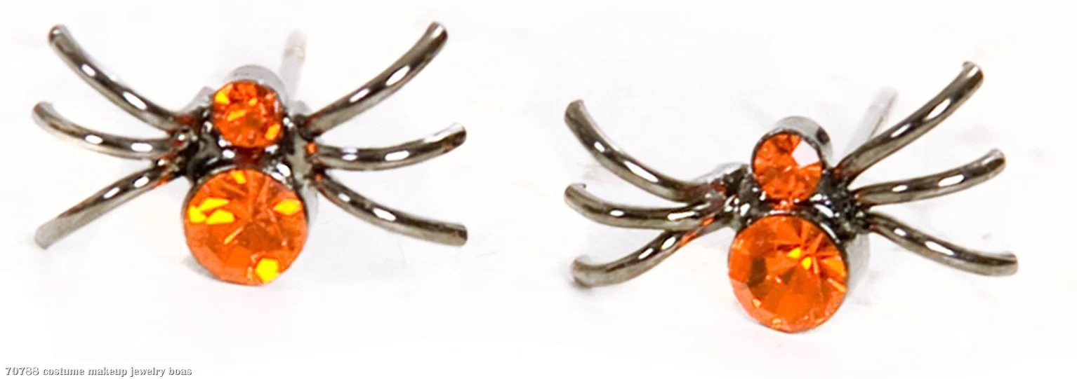 Spider Gem Earrings Child 3 Spider Gem Earrings Child