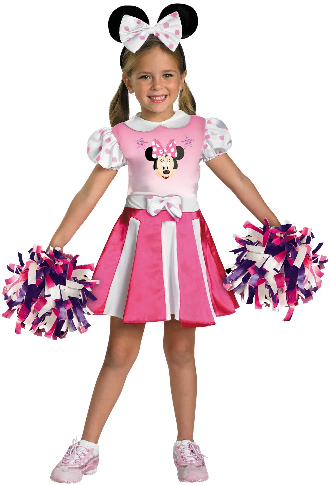 Mickey Mouse Clubhouse - Minnie Mouse Cheerleader Toddler / Child Costume 3 Mickey Mouse Clubhouse - Minnie Mouse Cheerleader Toddler / Child Costume