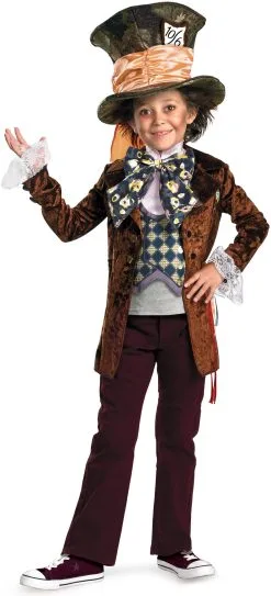 Alice In Wonderland Movie - Mad Hatter Child Costume