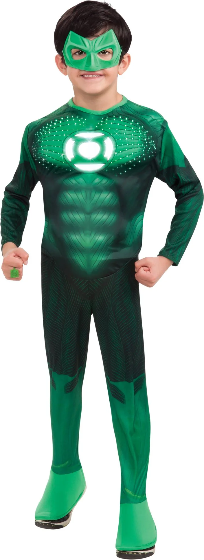 Green Lantern - Hal Jordan Deluxe Light-Up Muscle Child Costume 3 Green Lantern - Hal Jordan Deluxe Light-Up Muscle Child Costume