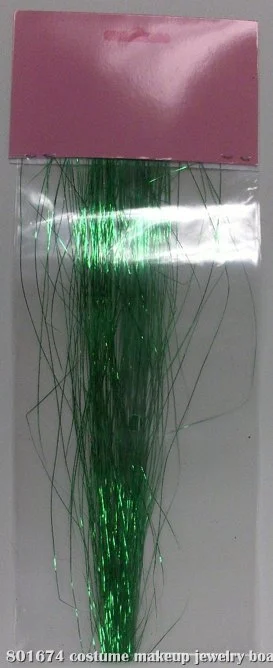 Bright Green Shimmer Strands (Adult) 3 Bright Green Shimmer Strands (Adult)