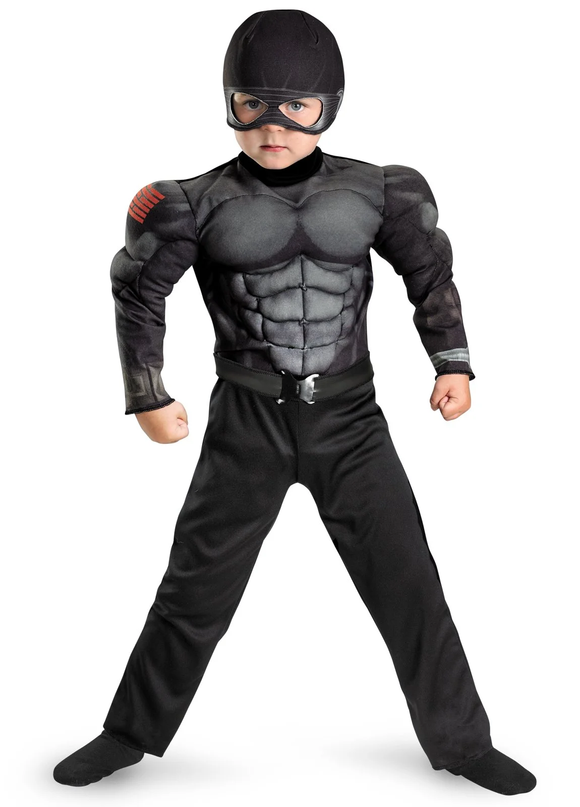 G.I. Joe Retaliation Snake Eyes Muscle Chest Toddler Costume 3 G.I. Joe Retaliation Snake Eyes Muscle Chest Toddler Costume