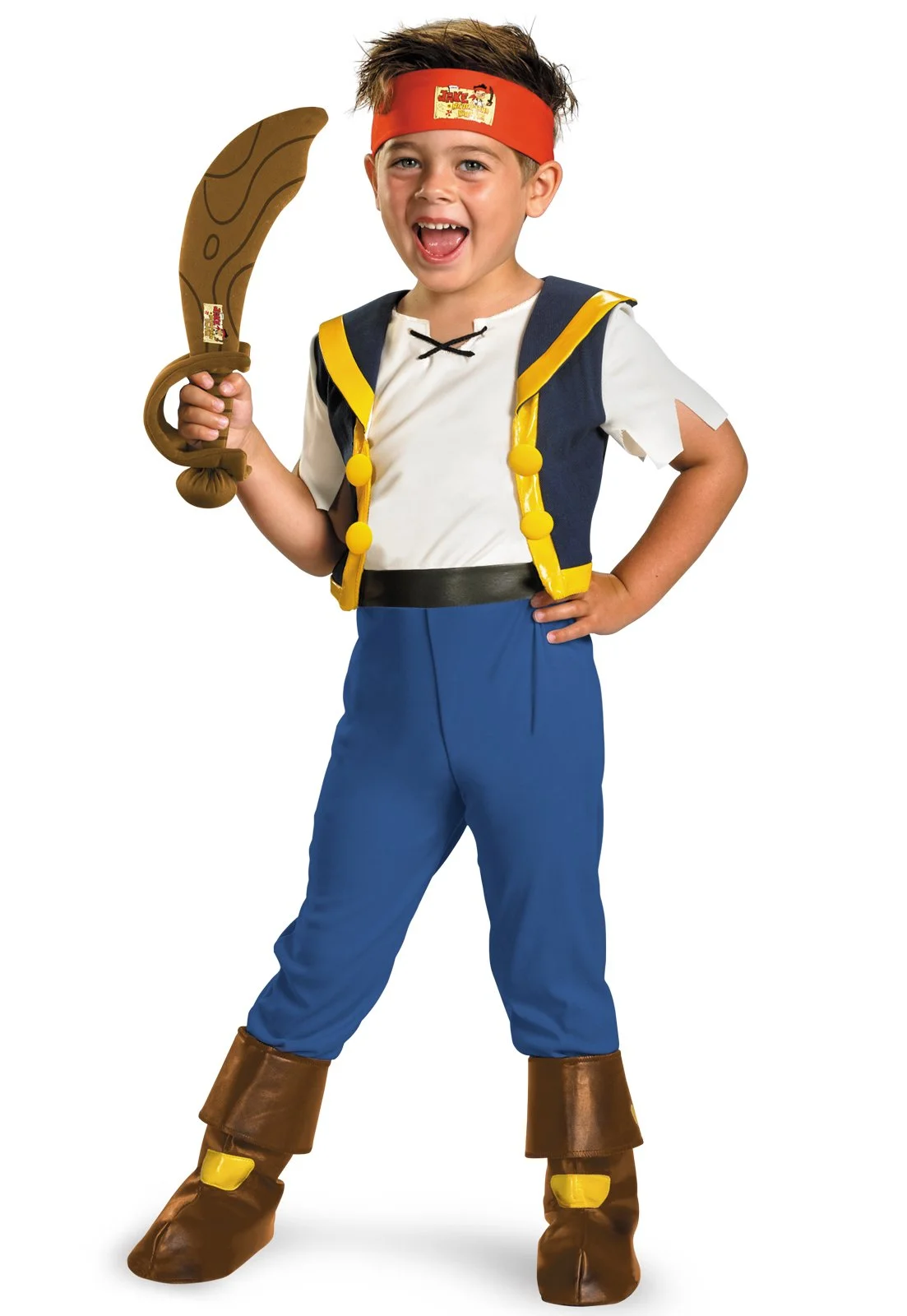 Disney Jake And The Never Land Pirates Deluxe Jake Child Costume 3 Disney Jake And The Never Land Pirates Deluxe Jake Child Costume