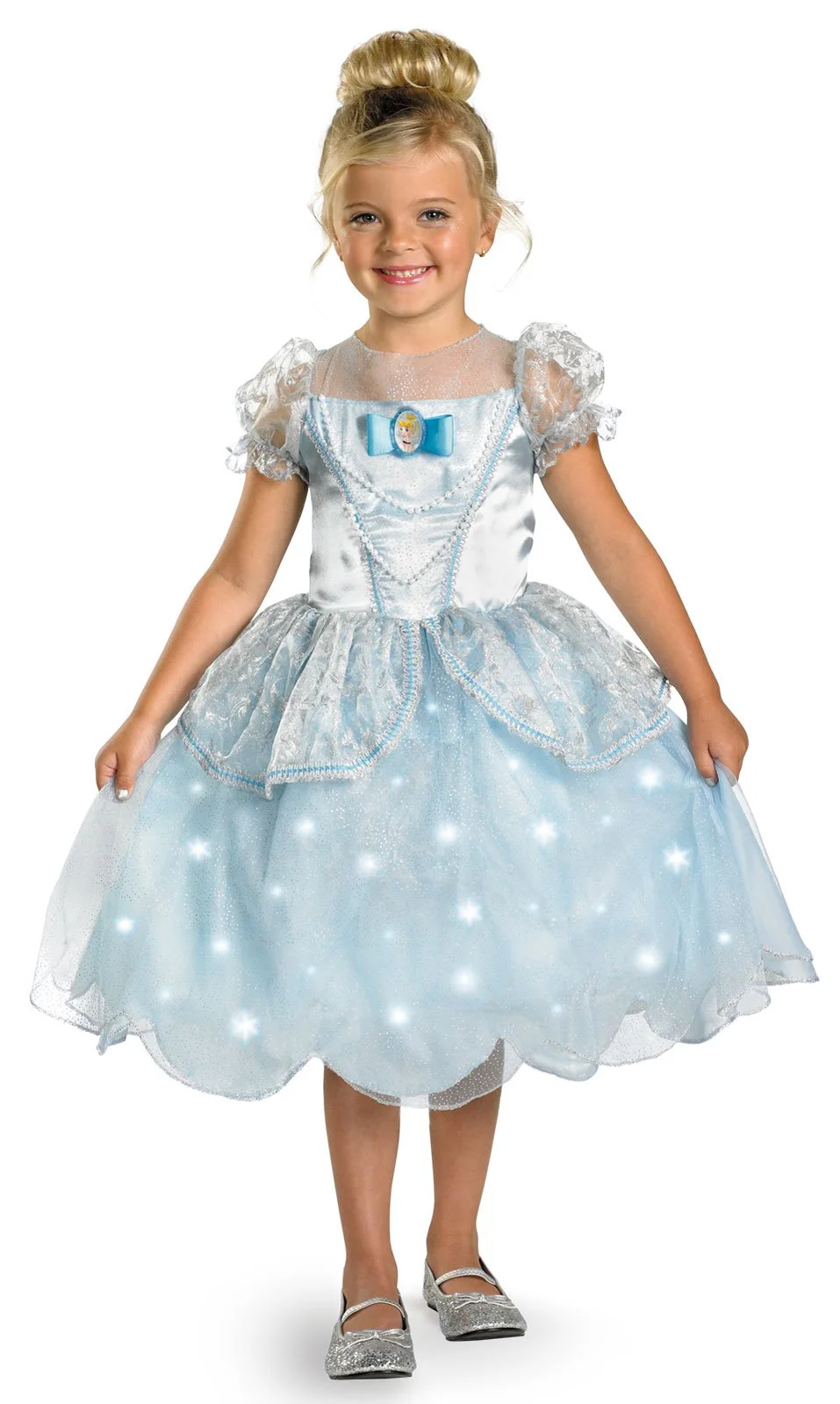 Disney Cinderella Deluxe Light Up Toddler Costume 3 Disney Cinderella Deluxe Light Up Toddler Costume