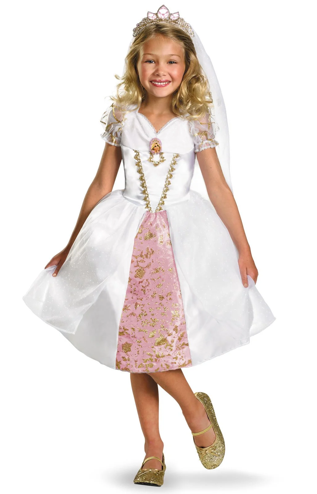 Disney Tangled Rapunzel Wedding Gown Toddler Costume 3 Disney Tangled Rapunzel Wedding Gown Toddler Costume