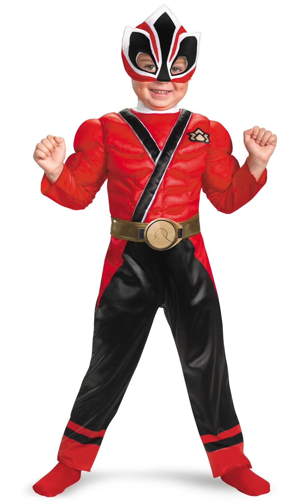 Power Rangers Red Samurai Ranger Muscle Chest Toddler Costume 3 Power Rangers Red Samurai Ranger Muscle Chest Toddler Costume