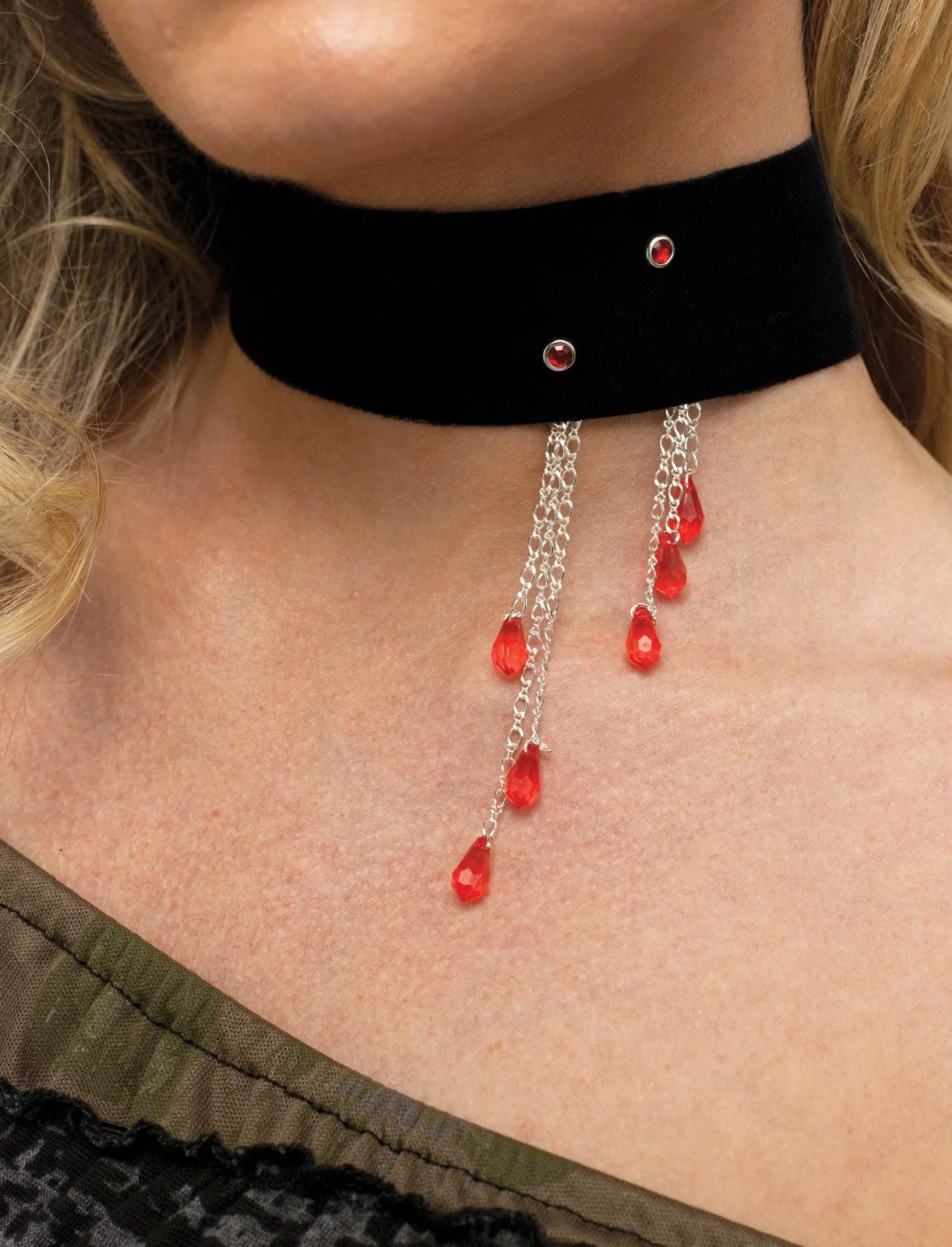 Vampiress Blood Drop Choker (Adult) 3 Vampiress Blood Drop Choker (Adult)
