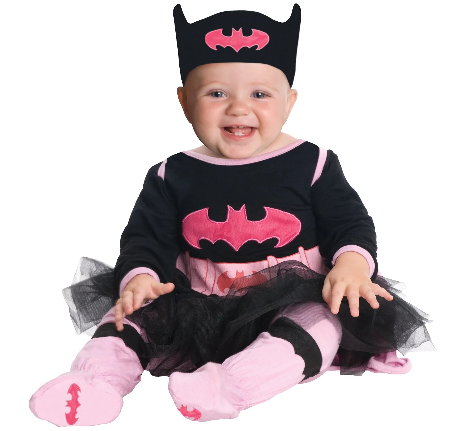 Batgirl Onesie Infant Costume 3 Batgirl Onesie Infant Costume