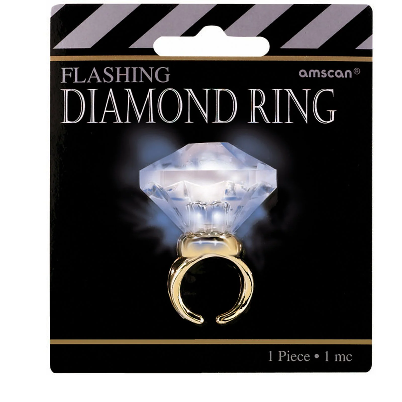 Light Up Faux Diamond Ring 3 Light Up Faux Diamond Ring