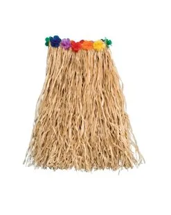 Raffia With Flowers 22 Inch Costume For Child