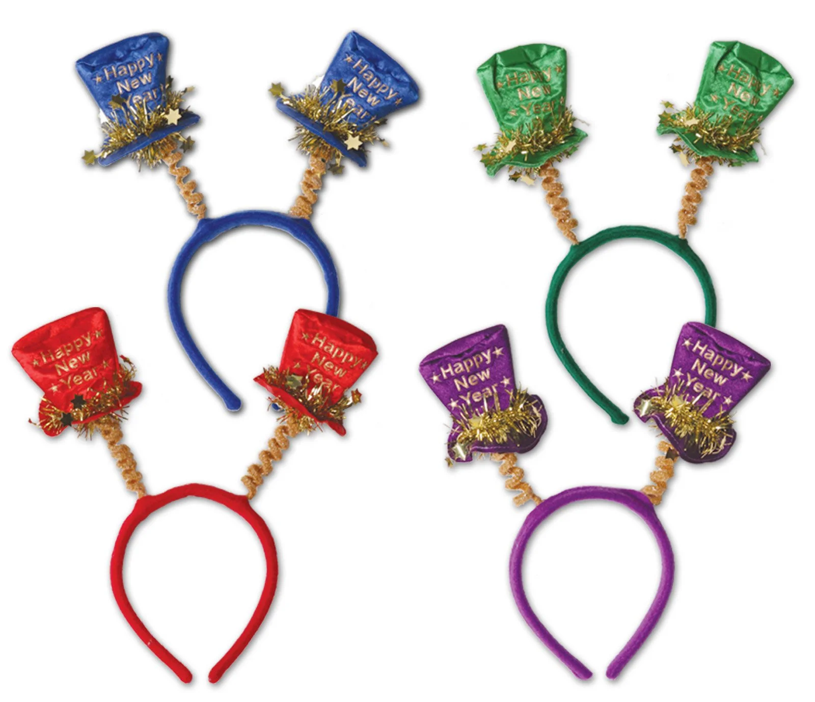 Happy New Year Top Hat Head Bopper 3 Happy New Year Top Hat Head Bopper