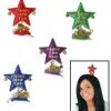 Happy New Year Star Hair Clip 1 Happy New Year Star Hair Clip -Mens Costumes Sales Store 85839