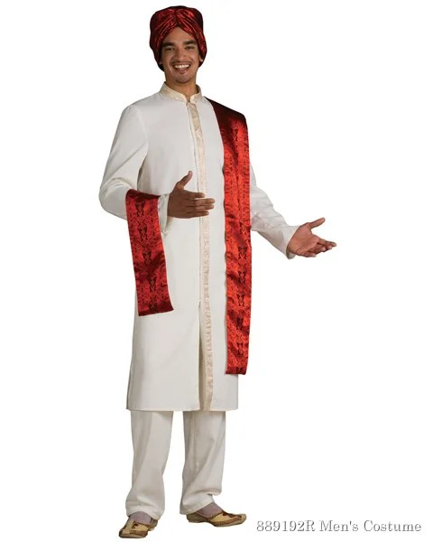 Adult Deluxe Bollywood Male Costume 3 Adult Deluxe Bollywood Male Costume