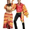 Deluxe Rumba Girl Multi Color Womens Costume -Mens Costumes Sales Store 90953R