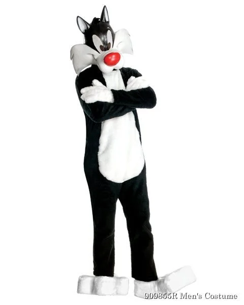 Unisex Supreme Edition Sylvester Mascot Adult Costume 3 Unisex Supreme Edition Sylvester Mascot Adult Costume