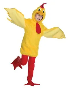 Fuzzy Chicken Costume For Child