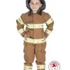 Junior Firefighter Tan Costume For Boy 2 Junior Firefighter Tan Costume For Boy -Mens Costumes Sales Store AFFT