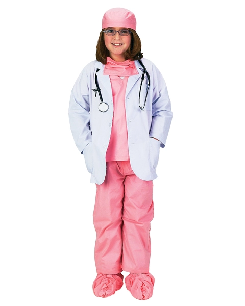Child Jr. Pink Physician Costume 3 Child Jr. Pink Physician Costume