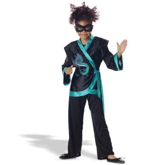 Jewel Dragon Ninja Child Costume 3 Jewel Dragon Ninja Child Costume