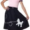 50's Hop With Poodle Skirt Child Costume 2 50's Hop With Poodle Skirt Child Costume -Mens Costumes Sales Store CC00230