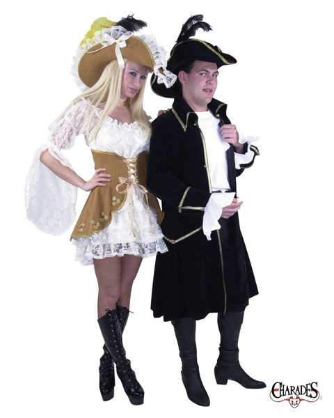 Adult Suede And Lace Pirate Costume 3 Adult Suede And Lace Pirate Costume