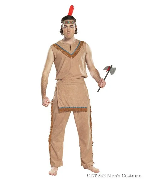 Adult Mens Indian Warrior Costume 3 Adult Mens Indian Warrior Costume