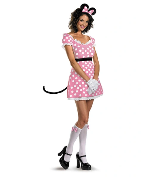 Disney Pink Minnie Mouse Womens Costume 3 Disney Pink Minnie Mouse Womens Costume