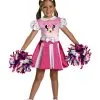 Disneys Minnie Mouse Cheerleader Girls Costume 1 Disneys Minnie Mouse Cheerleader Girls Costume -Mens Costumes Sales Store DI26896