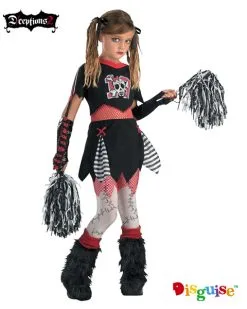 Cheerless Leader Costume For Girl