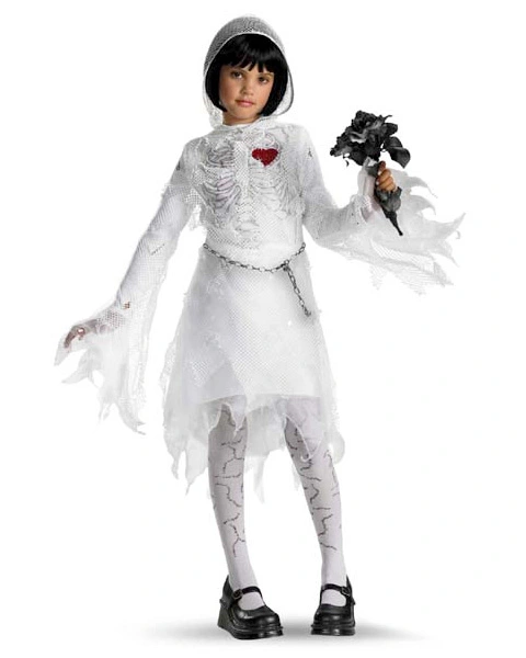 Skeleton Bride Girls Costume 3 Skeleton Bride Girls Costume