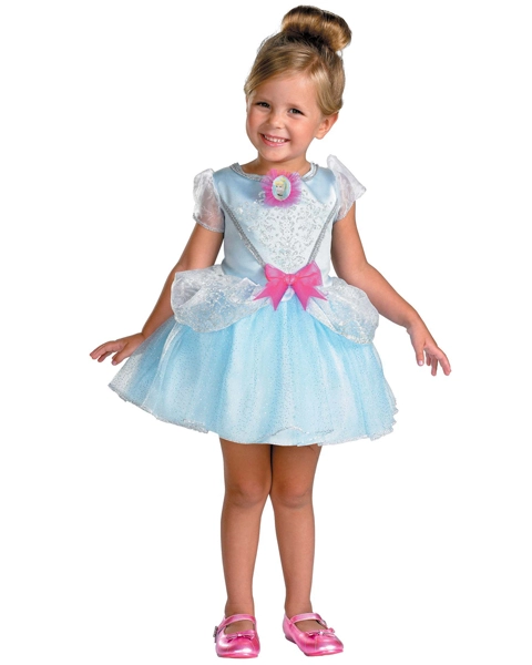 Girls Disney Ballerina Cinderella Costume 3 Girls Disney Ballerina Cinderella Costume
