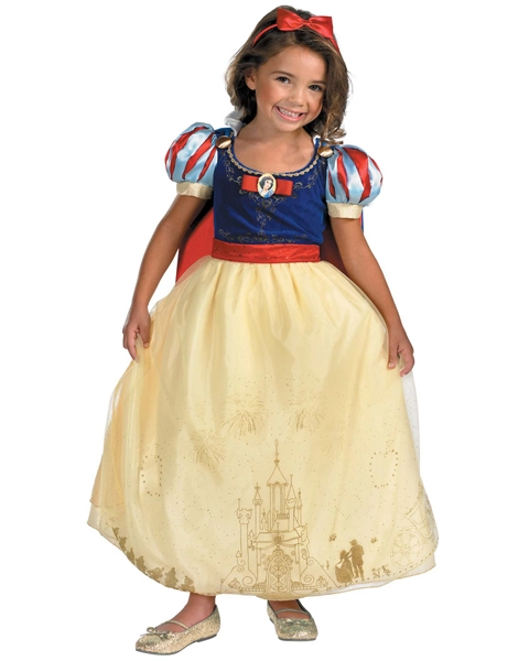 Girls Prestige Snow White Costume 3 Girls Prestige Snow White Costume
