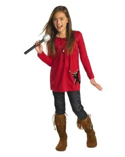 Camp Rock Mitchie Torres Red Costume For Child