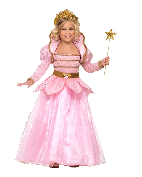 Girls Little Pink Princess Costume 3 Girls Little Pink Princess Costume
