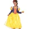 Girls Deluxe Snow White Costume 1 Girls Deluxe Snow White Costume -Mens Costumes Sales Store F62585
