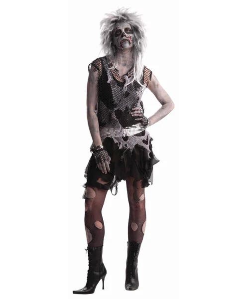 Punk Zombie Womens Costume 3 Punk Zombie Womens Costume