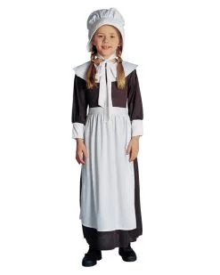 Pilgrim Girl Costume For Child