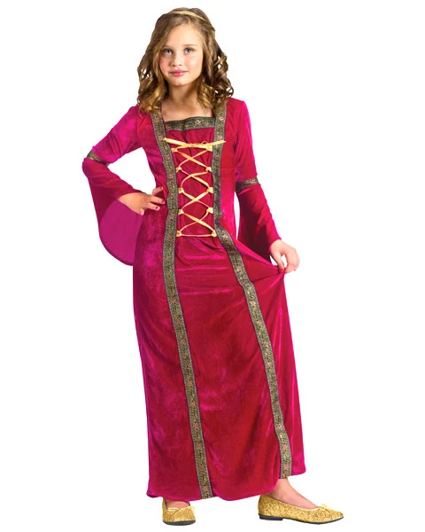 Renaissance Lady Girls Costume 3 Renaissance Lady Girls Costume