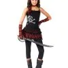 Skull Rocker Pirate Girls Costume 1 Skull Rocker Pirate Girls Costume -Mens Costumes Sales Store FW110562