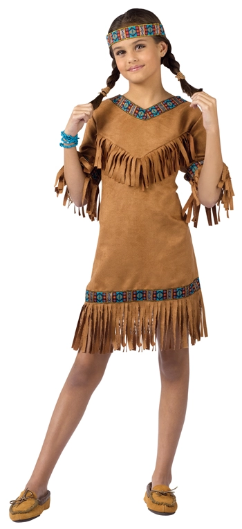 American Indian Girl Child Costume 3 American Indian Girl Child Costume