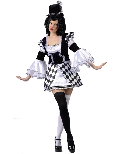 Womens Harlow Quinn Clown Costume 3 Womens Harlow Quinn Clown Costume