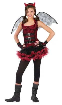 Night Wing Devil Tween And Teen Costume